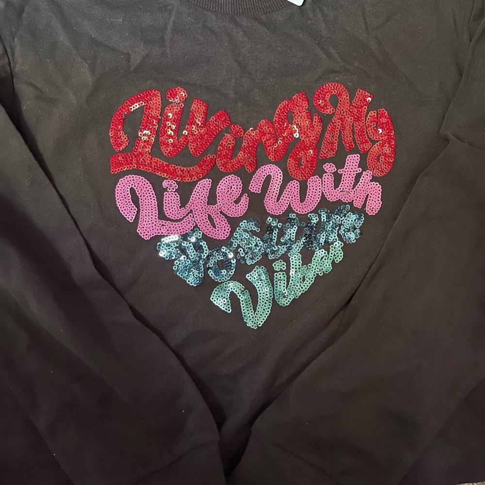 Living with Positive Vibe T Short